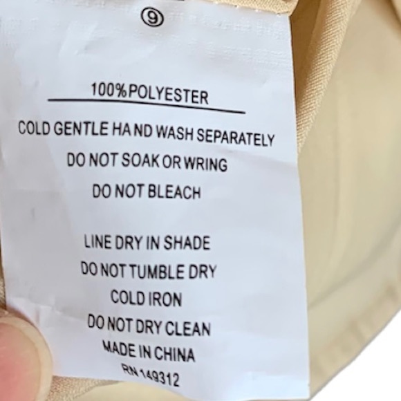 FRONT WRAP V NECK 3/4 SLEEVE WINE PATTERN DRESS - Picture 11 of 11